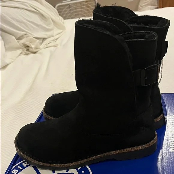 NWT Birkenstock Upsalla Black Ankle Booties - Picture 4 of 7